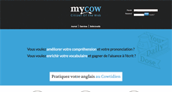 Desktop Screenshot of mycow.eu